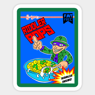 RIDDLER POPS Sticker